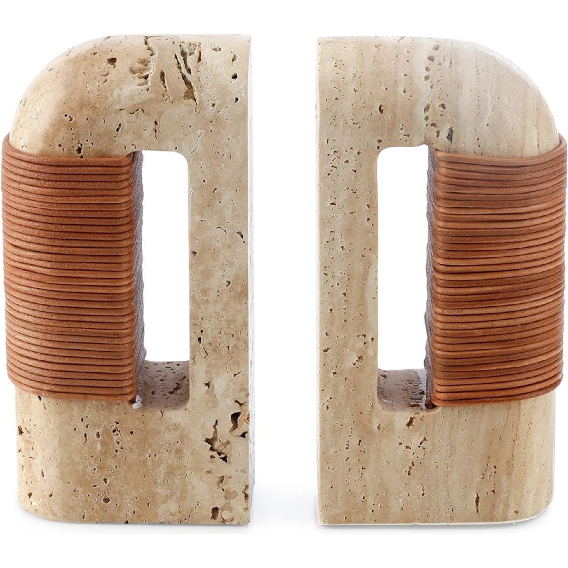 Tibur Bookends (Set of 2) by John-Richard. Made from unique in a unique style.