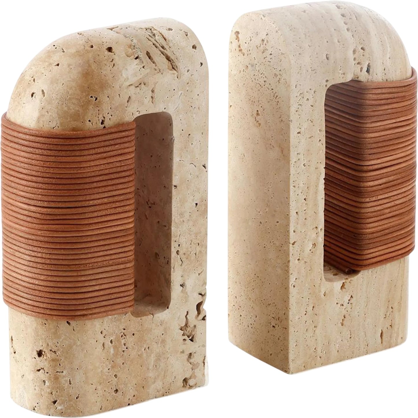 001 SI-2537608 | Primary Silo | Tibur Bookends (Set of 2) by John-Richard. Made from unique in a unique style.