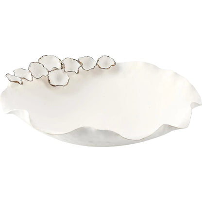 Rippling Porcelain Bowl by John-Richard. Made from unique in a unique style.