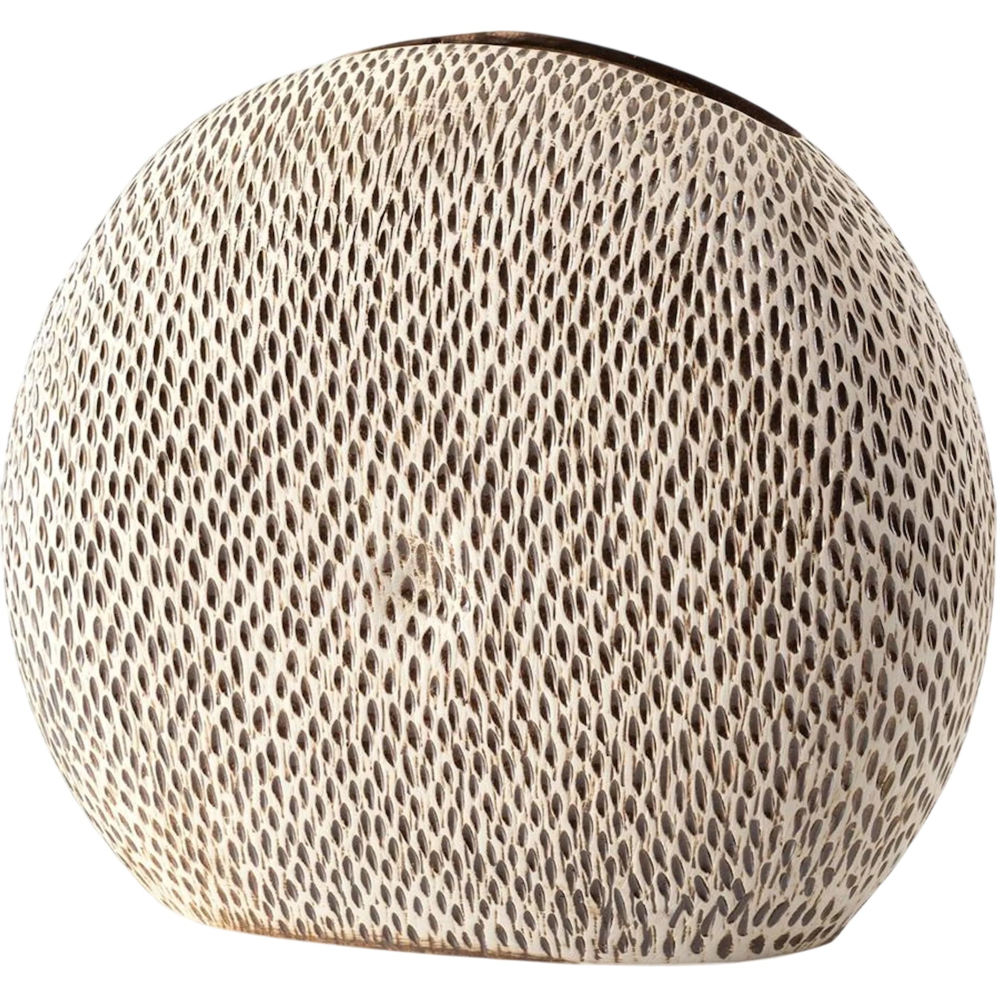 Elyra Round Vase by John-Richard. Made from unique in a unique style.