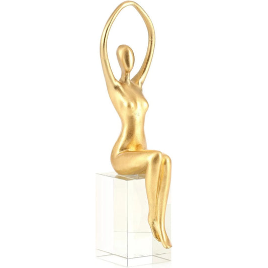Seated Pose Sculpture II by John-Richard. Made from unique in a unique style.