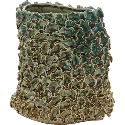 Emerald Reef Vase by John-Richard. Made from unique in a unique style.