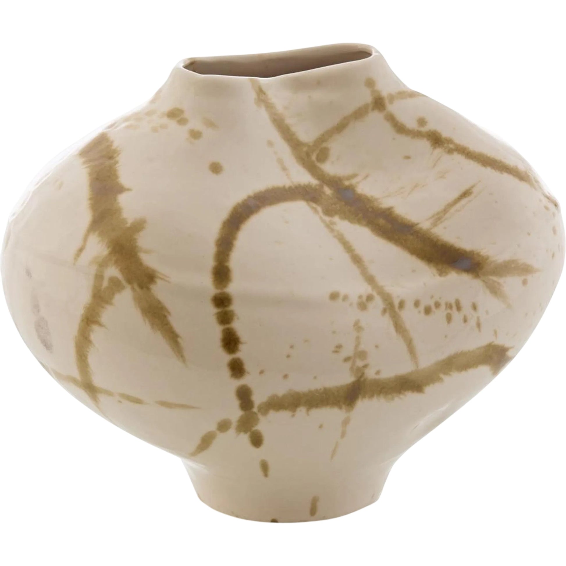 Porcelain Fields Vase by John-Richard. Made from unique in a unique style.