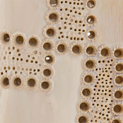 Braille Vase by John-Richard. Made from unique in a unique style.