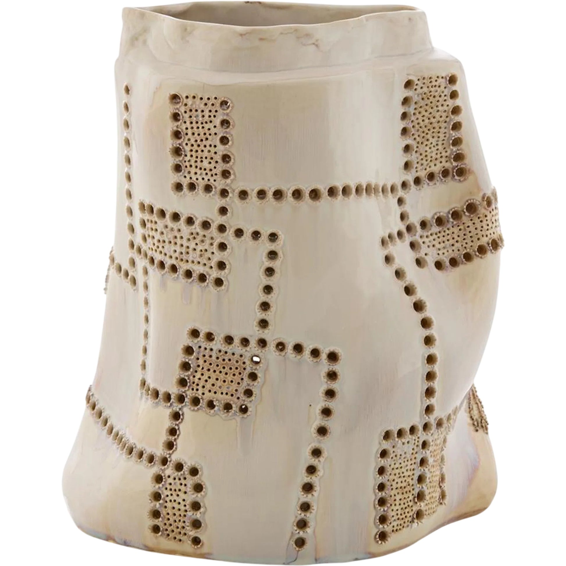 Braille Vase by John-Richard. Made from unique in a unique style.