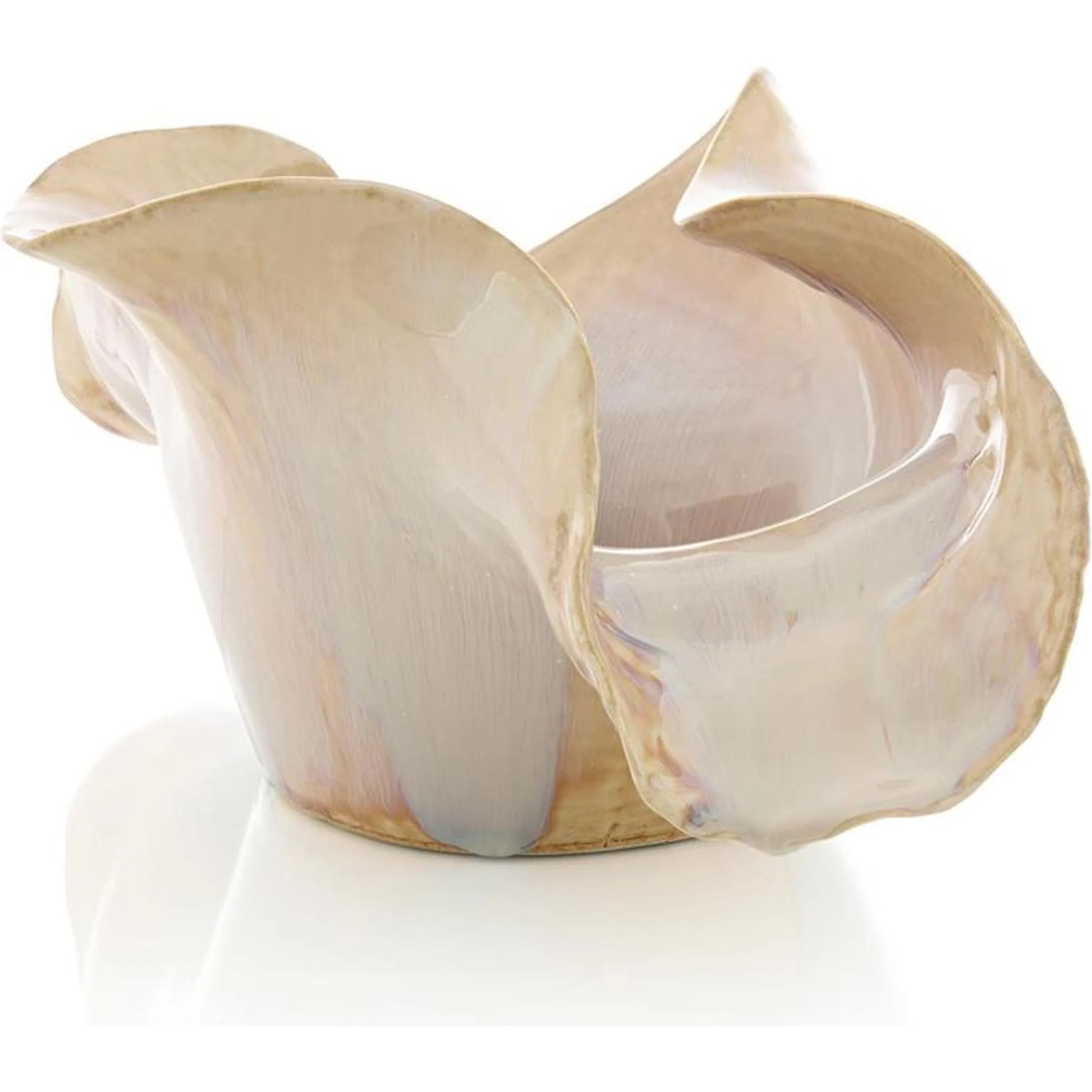 Flowing Porcelain Bowl by John-Richard. Made from unique in a unique style.