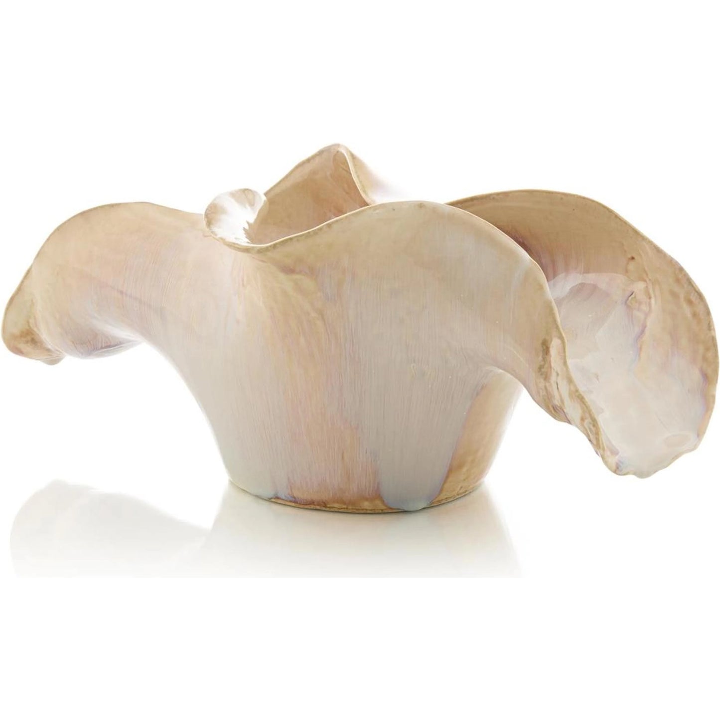 002 SI-2629258 | Unknown | Flowing Porcelain Bowl by John-Richard. Made from unique in a unique style.