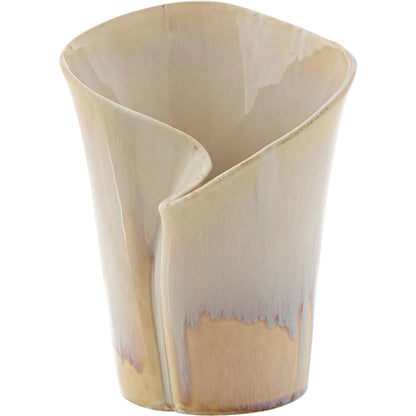 Whorling Porcelain Vase by John-Richard. Made from unique in a unique style.