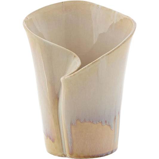 Whorling Porcelain Vase by John-Richard. Made from unique in a unique style.