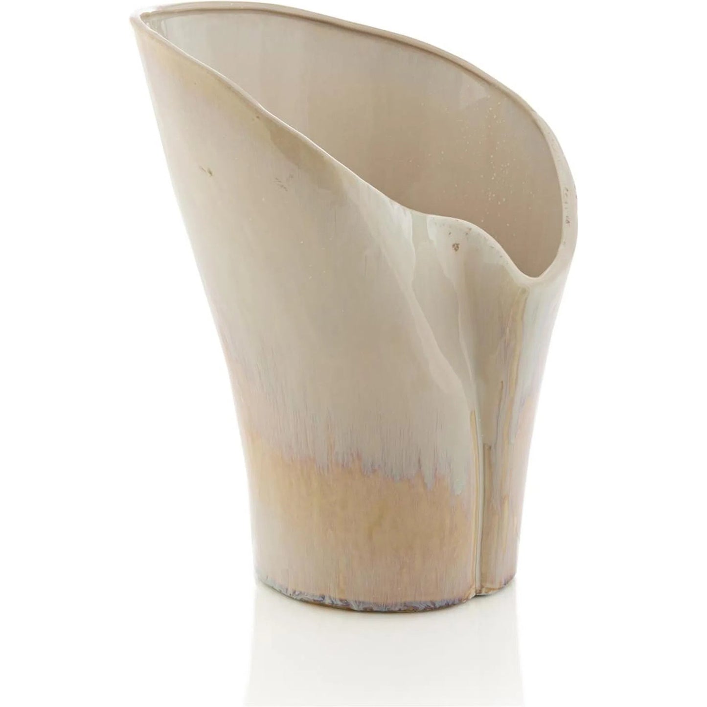 003 SI-2629700 | Additional Silo | Whorling Porcelain Vase by John-Richard. Made from unique in a unique style.