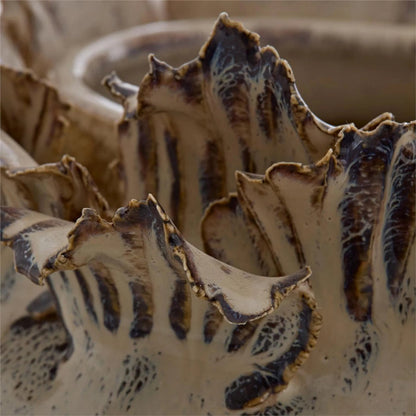 Porcelain Leaves Vase by John-Richard. Made from unique in a unique style.