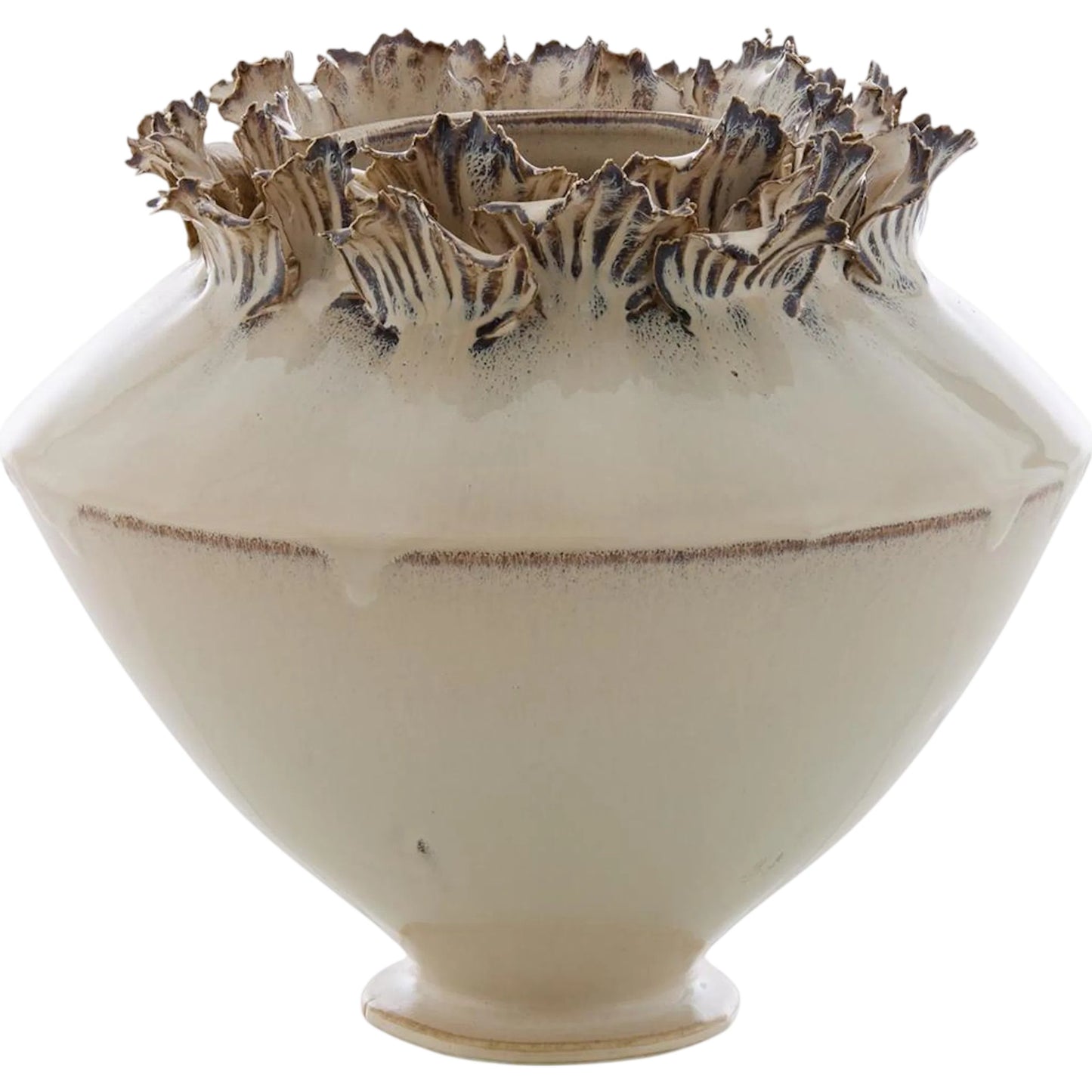 000 SI-2629476 | Primary Silo | Porcelain Leaves Vase by John-Richard. Made from unique in a unique style.