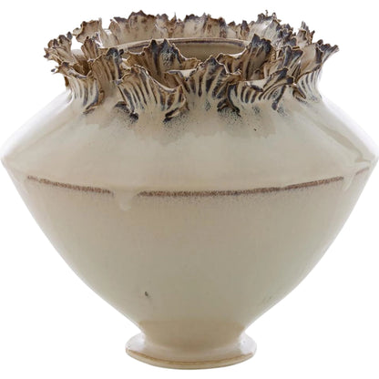 Porcelain Leaves Vase by John-Richard. Made from unique in a unique style.