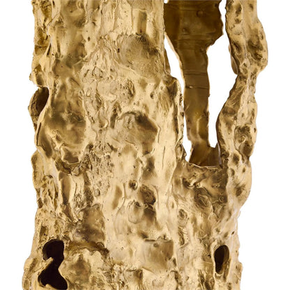 Brass Hollow Sculpture on Marble by John-Richard. Made from unique in a unique style.
