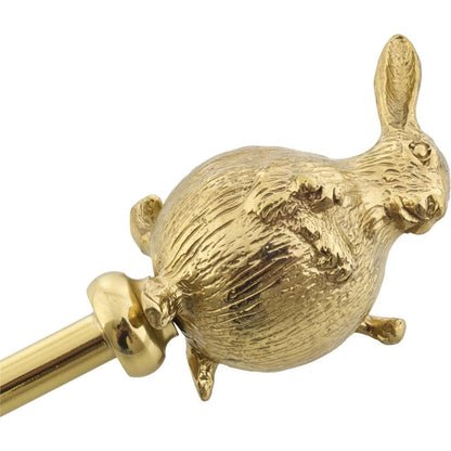 Brass Bunny Shoehorn by John-Richard. Made from unique in a unique style.