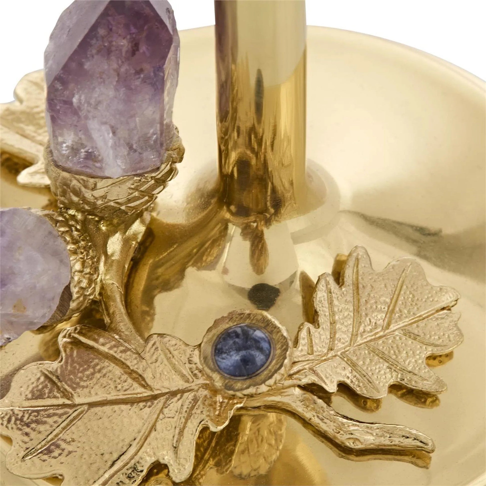 Amethyst Roots Candleholder by John-Richard. Made from unique in a unique style.