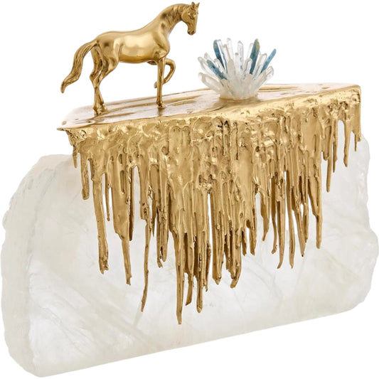 Prairie Sculpture on Selenite by John-Richard. Made from unique in a unique style.