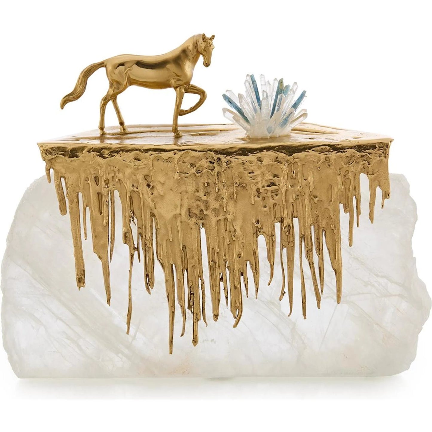 000 SI-2629484 | Additional Silo | Prairie Sculpture on Selenite by John-Richard. Made from unique in a unique style.