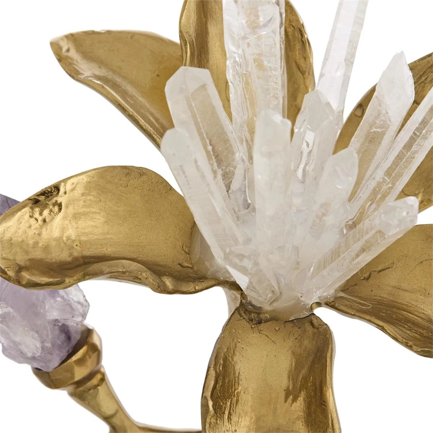 006 SI-2629232 | Unknown | Embellished Blossom Sculpture on Crystal by John-Richard. Made from unique in a unique style.