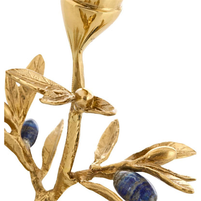 Brass Flora Candleholder by John-Richard. Made from unique in a unique style.