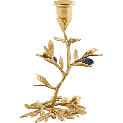 Brass Flora Candleholder by John-Richard. Made from unique in a unique style.