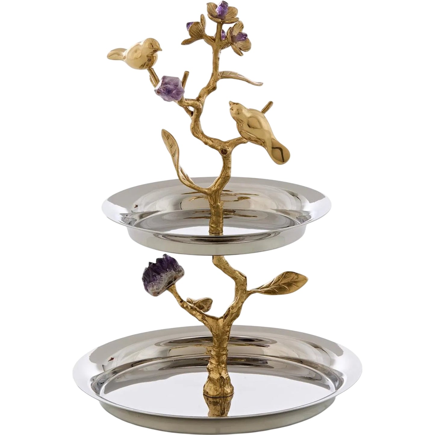 000 SI-2629285 | Primary Silo | Golden Grove Tiered Serving Tray by John-Richard. Made from unique in a unique style.