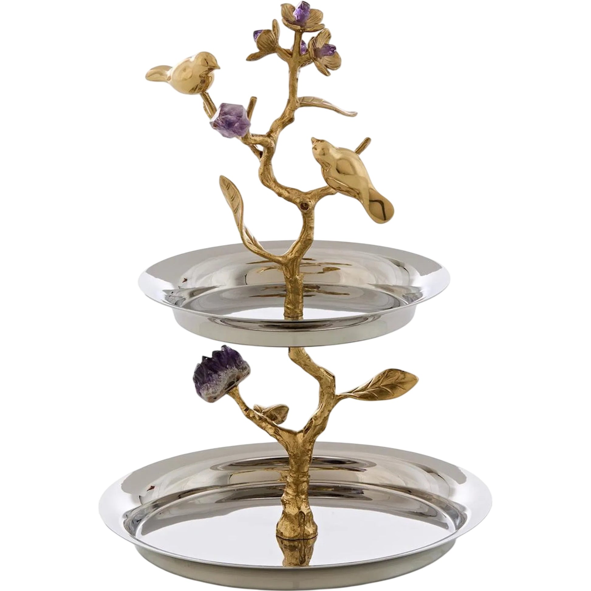 Golden Grove Tiered Serving Tray by John-Richard. Made from unique in a unique style.