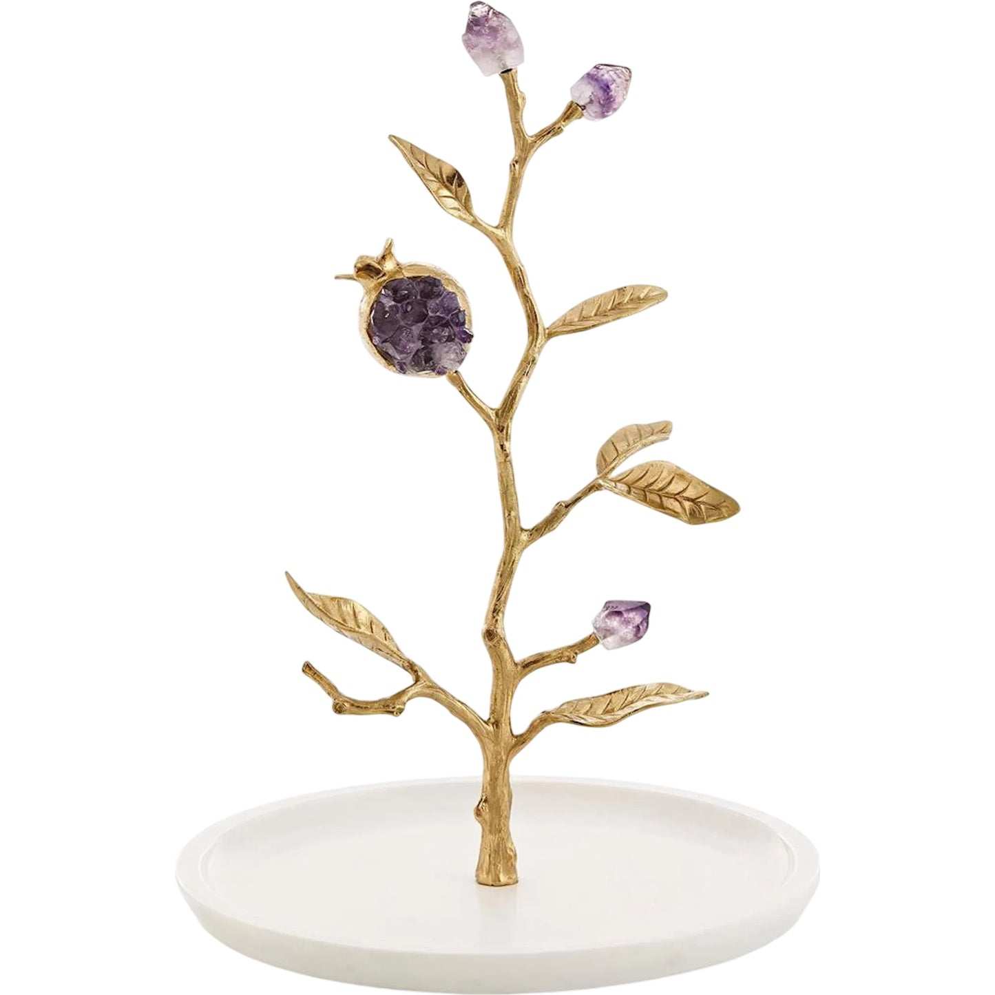 000 SI-2629070 | Primary Silo | Amethyst Tree Serving Tray by John-Richard. Made from unique in a unique style.