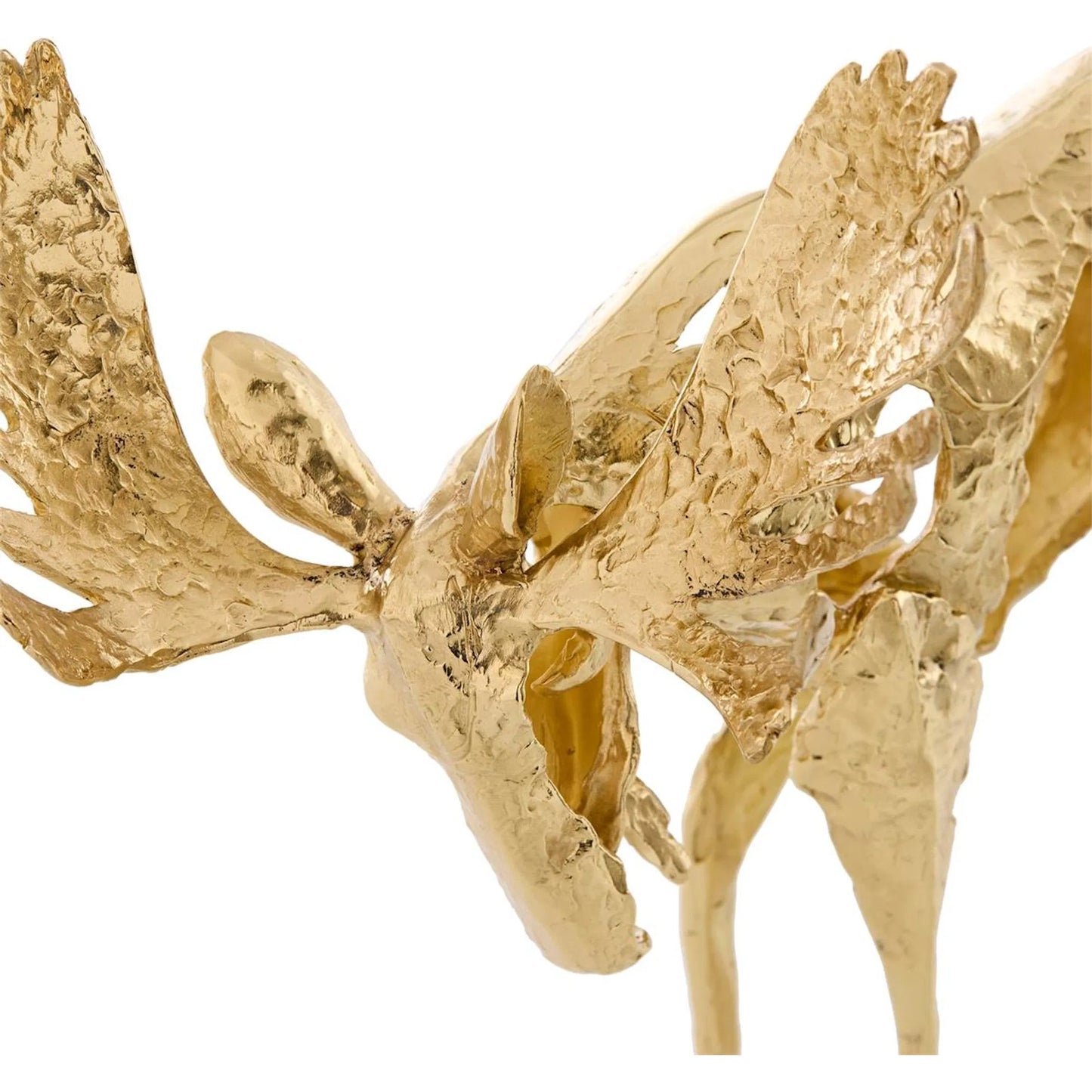 002 SI-2629054 | Unknown | Abstract Moose Sculpture on Selenite I by John-Richard. Made from unique in a unique style.