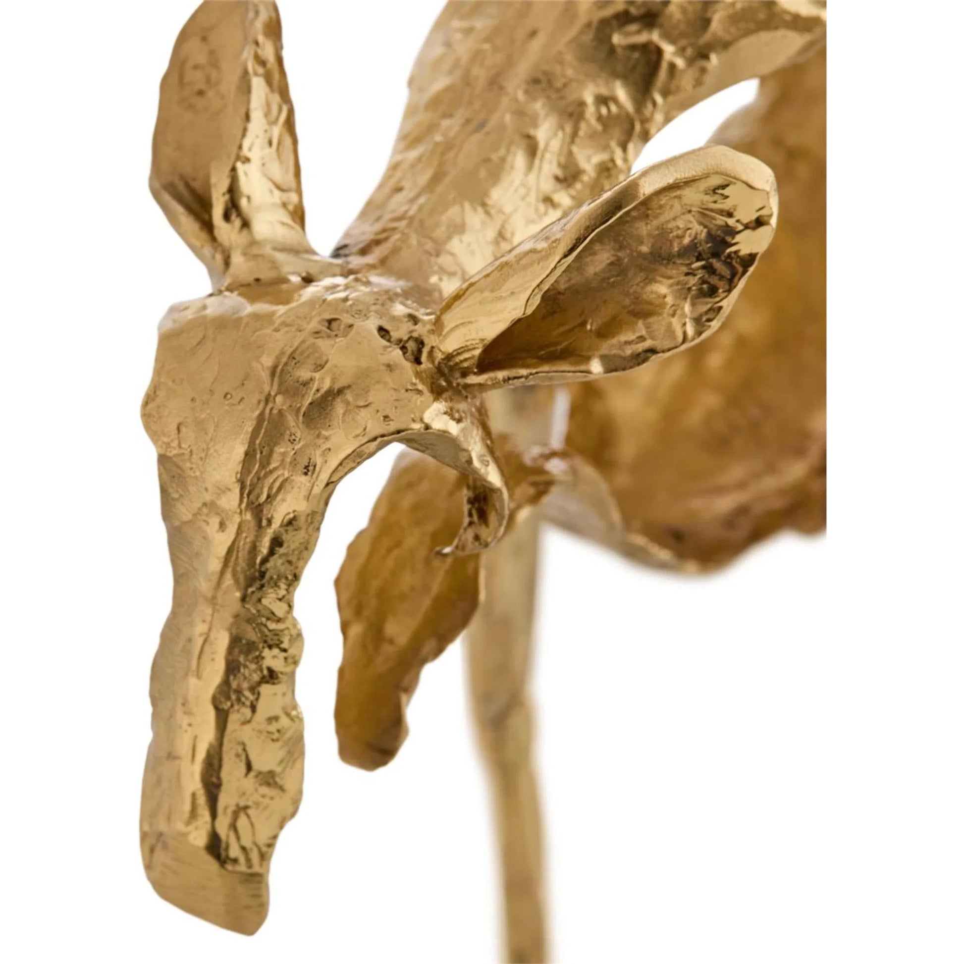 Abstract Moose Sculpture on Selenite II by John-Richard. Made from unique in a unique style.