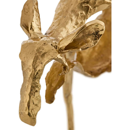 Abstract Moose Sculpture on Selenite II by John-Richard. Made from unique in a unique style.