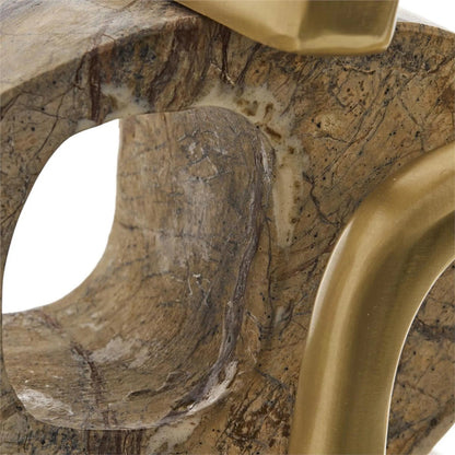 Abstract Geometry Sculpture by John-Richard. Made from unique in a unique style.