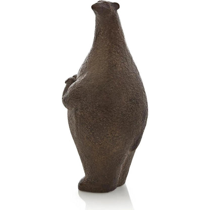 Bashful Bear Sculpture by John-Richard. Made from unique in a unique style.