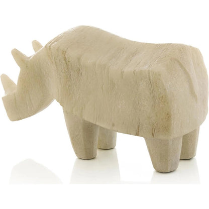 Cubist Rhino Sculpture by John-Richard. Made from unique in a unique style.