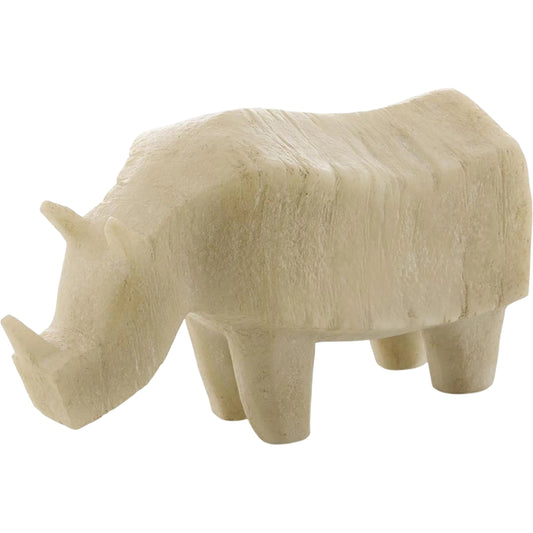 Cubist Rhino Sculpture by John-Richard. Made from unique in a unique style.