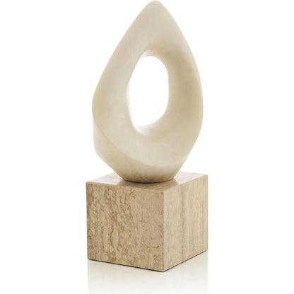 Abstract Loop Sculpture on Marble by John-Richard. Made from unique in a unique style.