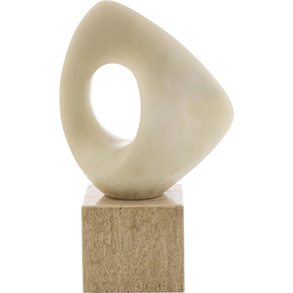 Abstract Loop Sculpture on Marble by John-Richard. Made from unique in a unique style.