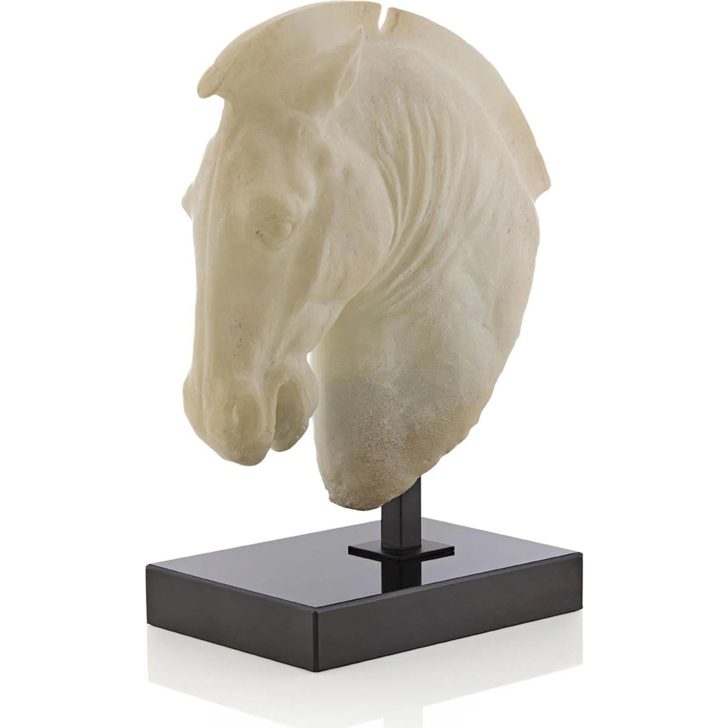 001 SI-2629591 | Unknown | Stallion Bust on Marble by John-Richard. Made from unique in a unique style.