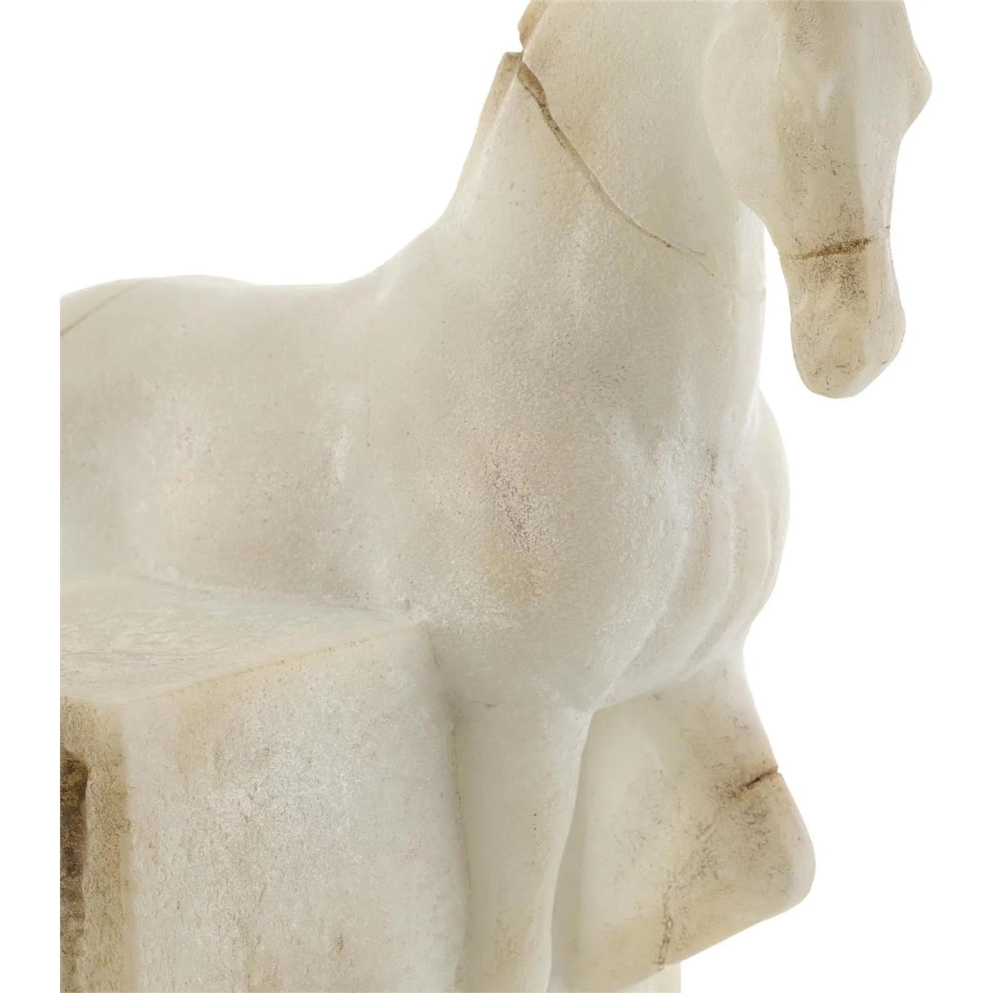 Ancient Horse Sculpture on Iron by John-Richard. Made from unique in a unique style.