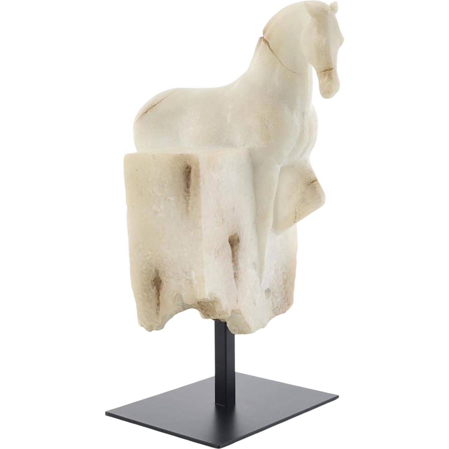 000 SI-2629076 | Primary Silo | Ancient Horse Sculpture on Iron by John-Richard. Made from unique in a unique style.