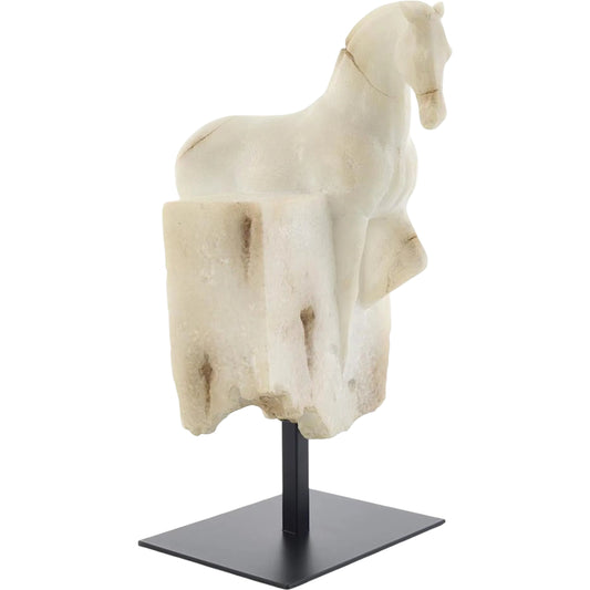 Ancient Horse Sculpture on Iron by John-Richard. Made from unique in a unique style.