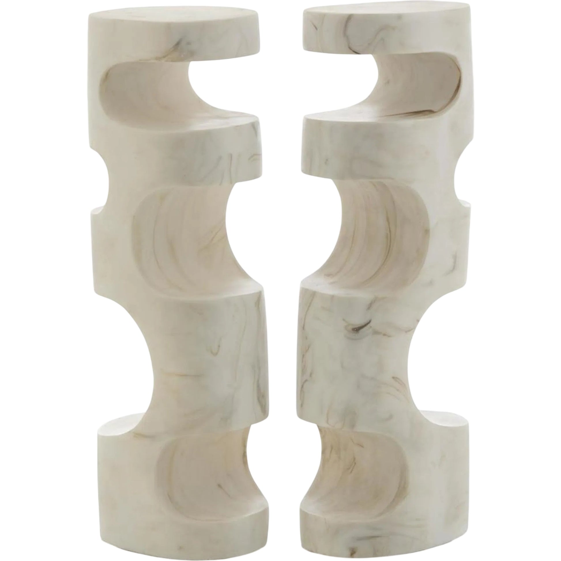 Alcove Sculptures (Set of 2) by John-Richard. Made from unique in a unique style.