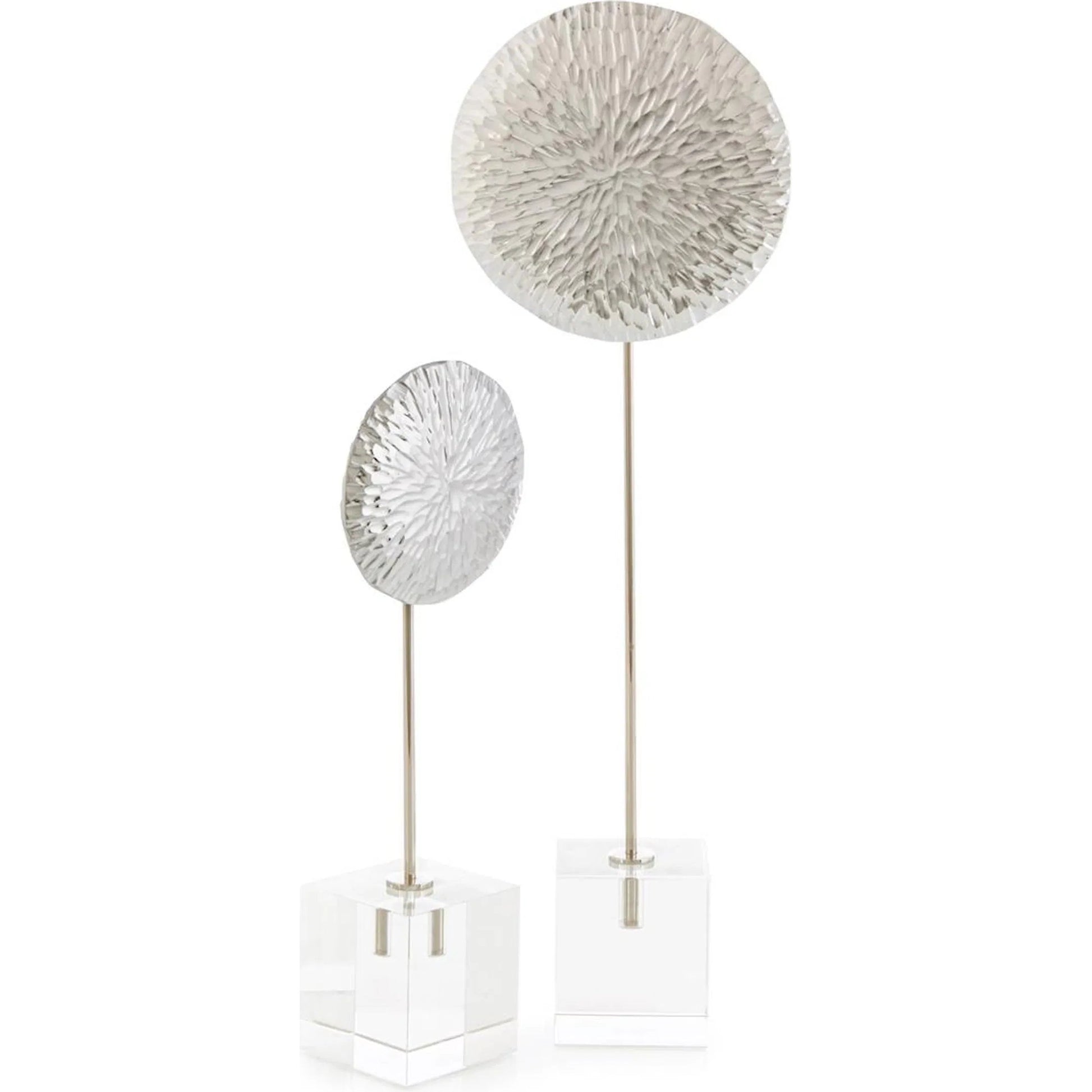 Natalia Sculptures on Crystal (Set of 2) by John-Richard. Made from unique in a unique style.