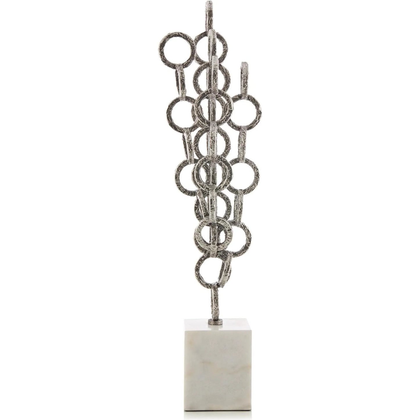 001 SI-2629314 | Additional Silo | Iron Chain Sculpture on Marble by John-Richard. Made from unique in a unique style.