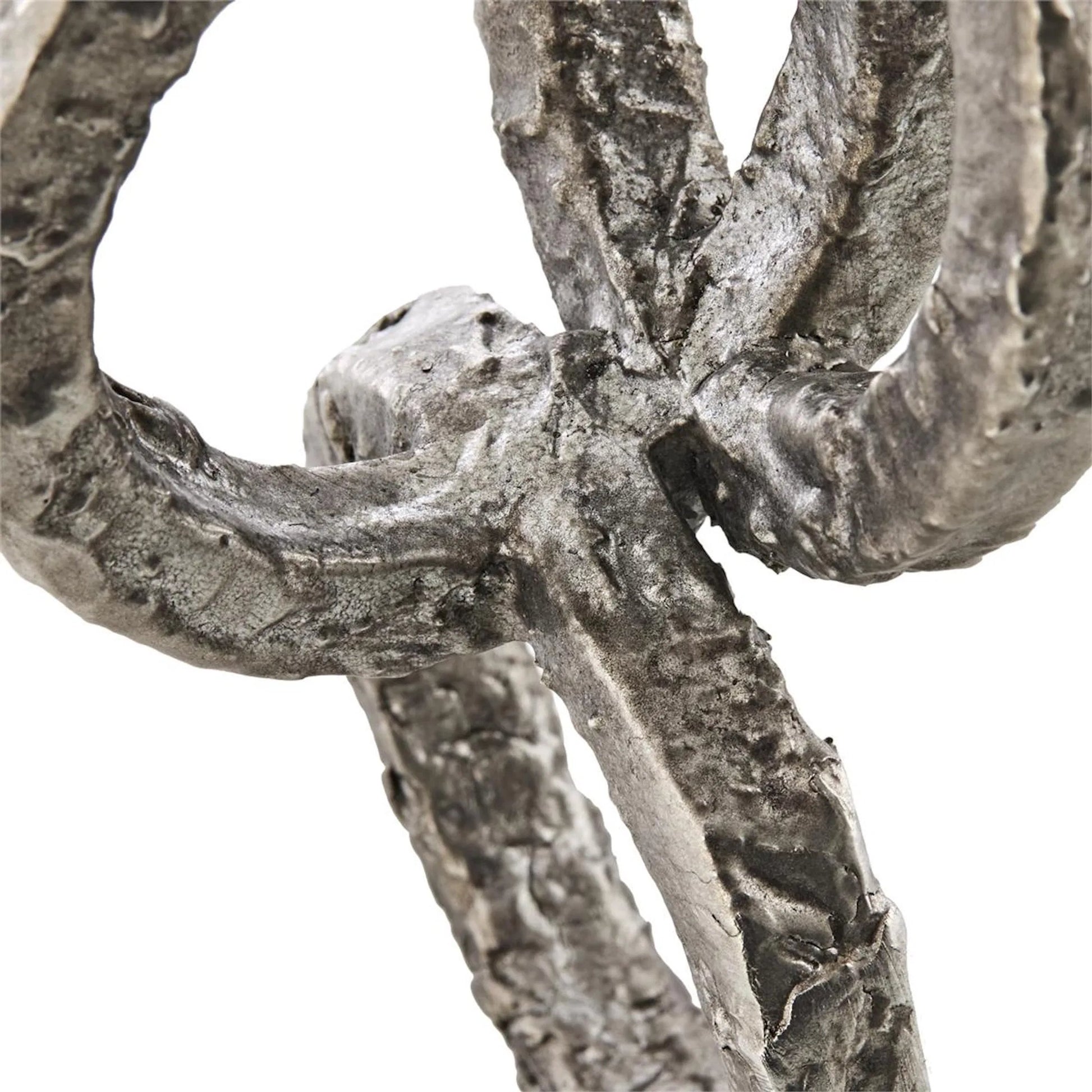Iron Chain Sculpture on Marble by John-Richard. Made from unique in a unique style.