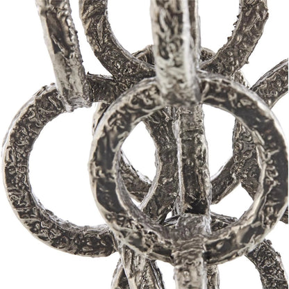 Iron Chain Sculpture on Marble by John-Richard. Made from unique in a unique style.