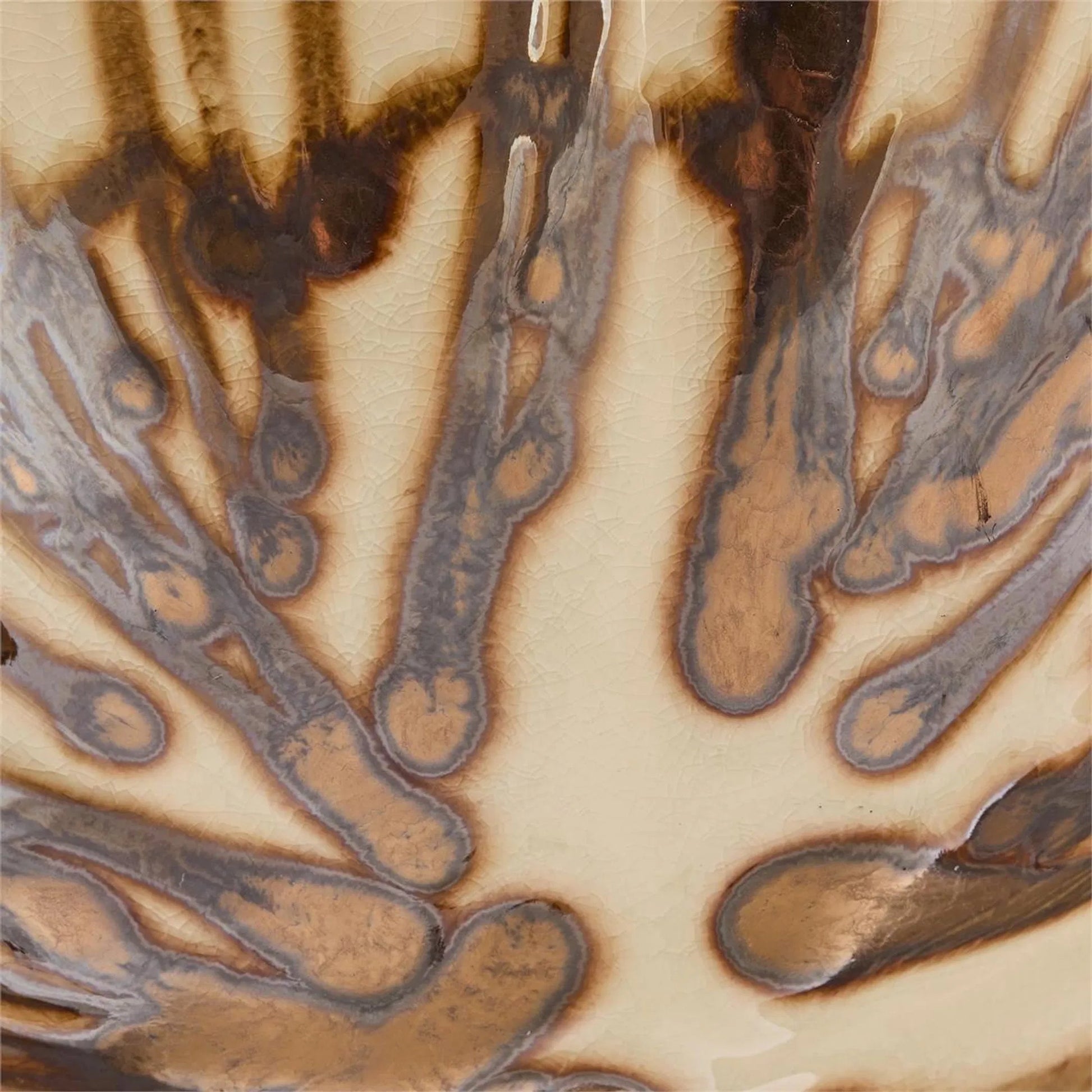 Drizzled Porcelain Bowl by John-Richard. Made from unique in a unique style.