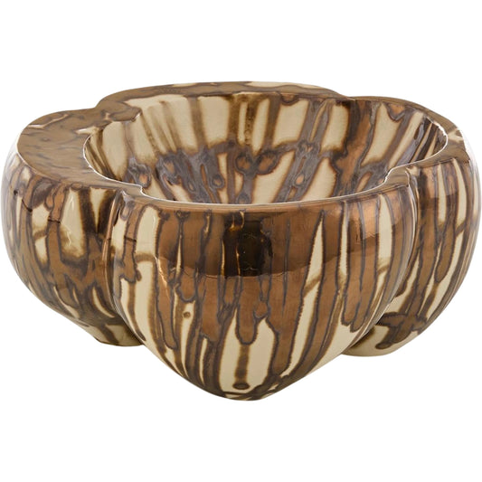 Drizzled Porcelain Bowl by John-Richard. Made from unique in a unique style.