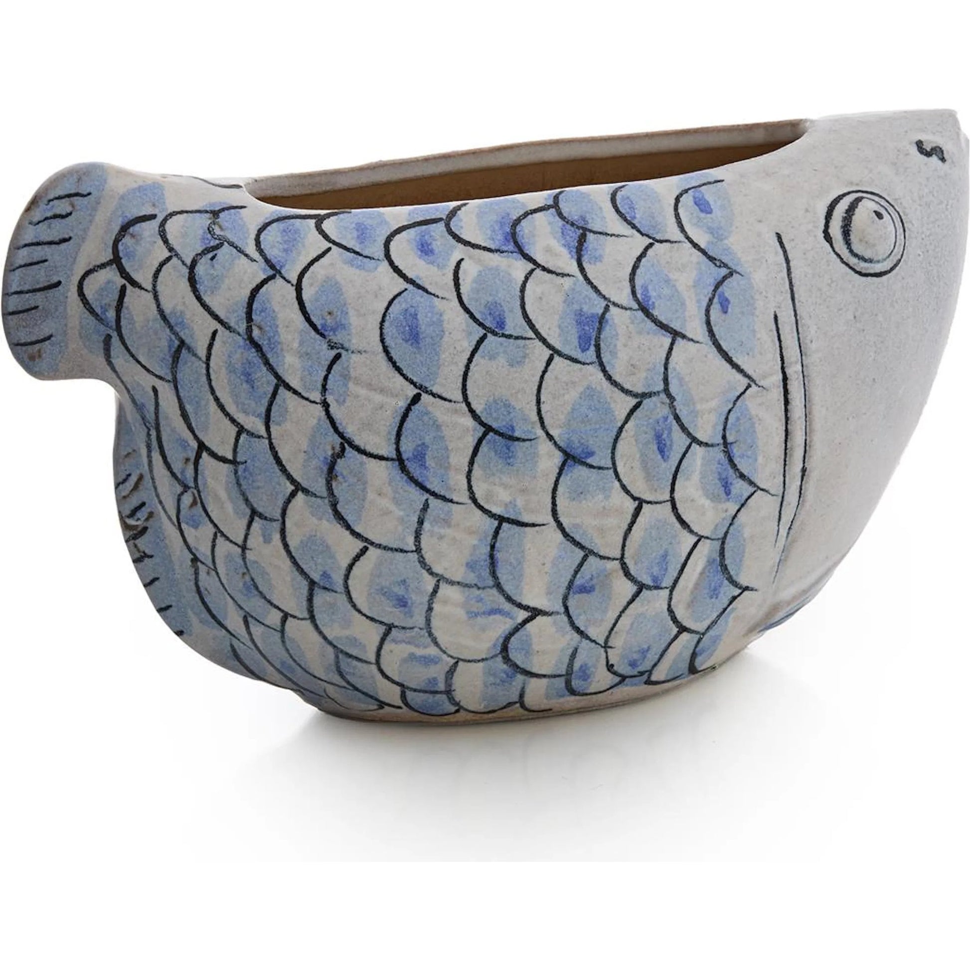 Porcelain Fish Bowl by John-Richard. Made from unique in a unique style.