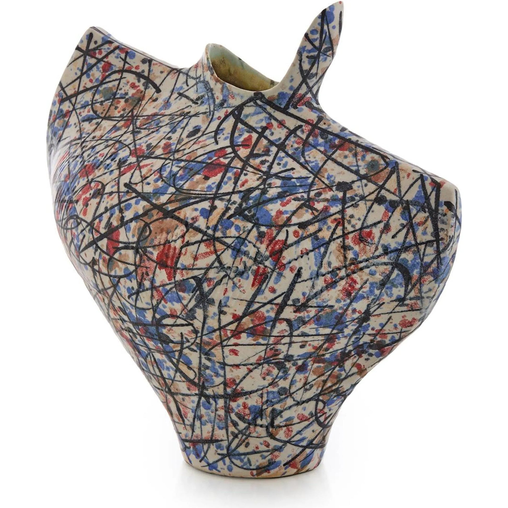 Pollock Vase by John-Richard. Made from unique in a unique style.
